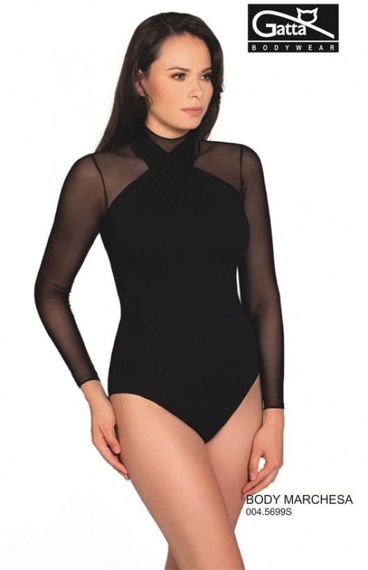 Боди Passion Erotic Line Diabolina body, Чёрный, S/M Pas_Diabolina body S/M - Passion - Эротические боди - Купить
