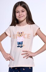 Piżama Cornette Young Girl 788/107 Nice kr/r 134-164