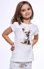 Piżama Cornette Kids Girl 787/108 Chihuahua kr/r 86-128