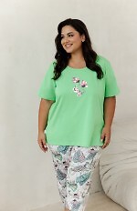 Piżama Taro Lia 3373 kr/r 4XL-6XL W25 damska