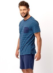 Piżama Key MNS 345 B25 kr/r 3XL-4XL