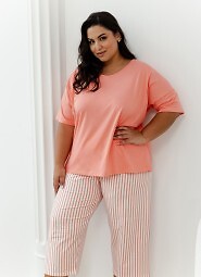 Piżama Taro Eloise 3376 kr/r 4XL-6XL W25 damska