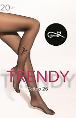 Rajstopy Gatta Trendy Tattoo wz.26 20 den 2-4