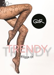 Rajstopy Gatta Trendy Frigga wz.01 20 den 2-4