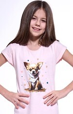 Koszula Cornette Young Girl 494/112 Chihuahua 2 kr/r 134-164