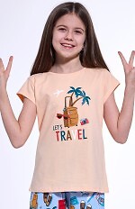 Piżama Cornette Young Girl 788/110 Travel 2 134-164