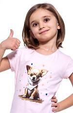 Koszula Cornette Kids Girl 493/112 Chihuahua kr/r 98-128