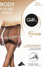 Rajstopy Gatta Body Plus Size Fashion 20 den 3-6