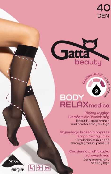 Podkolanówki Gatta Body RELAXmedica 40 den