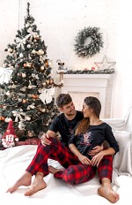 Piżama Sensis Be My 3/4 Christmas S-XL