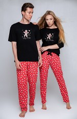 Piżama Sensis Mike kr/r Christmas M-XL męska