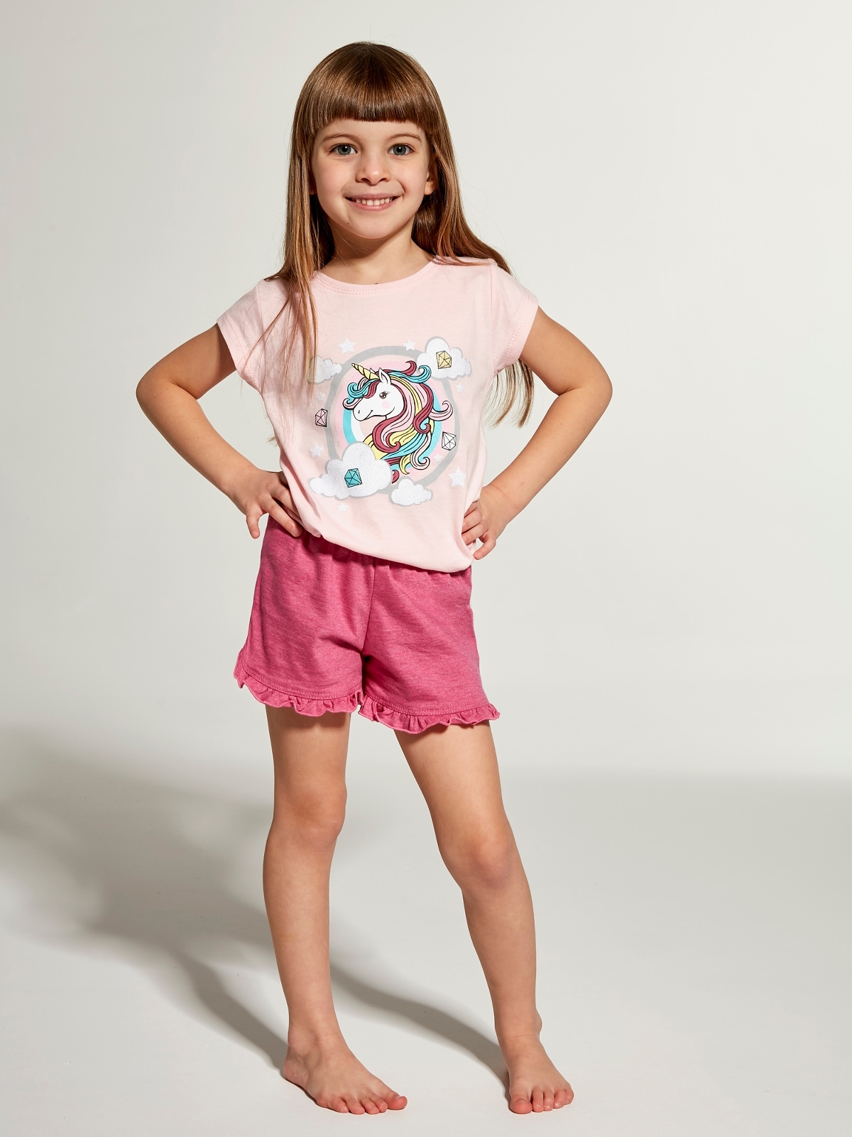 Piżama Cornette Kids Girl 459/96 Unicorn kr/r 86-128 - Bielizna ...