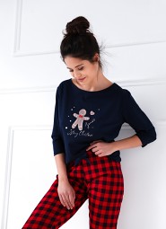 Piżama Sensis Amma 3/4 Christmas S-XL