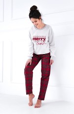 Piżama Sensis Gween Soft/Flanela dł/r Christmas S-XL