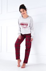 Piżama Sensis Gween Soft/Flanela dł/r Christmas S-XL