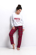 Piżama Sensis Gween Soft/Flanela dł/r Christmas S-XL