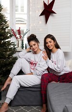 Piżama Sensis Gween Soft/Flanela dł/r Christmas S-XL