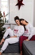 Piżama Sensis Gween Soft/Flanela dł/r Christmas S-XL