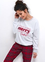 Piżama Sensis Gween Soft/Flanela dł/r Christmas S-XL