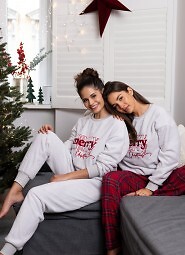 Piżama Sensis Gween Soft/Flanela dł/r Christmas S-XL