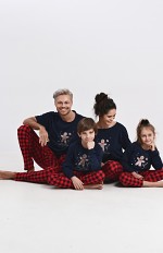 Piżama Sensis Matt kr/r Christmas M-XL