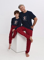 Piżama Sensis Matt kr/r Christmas M-XL