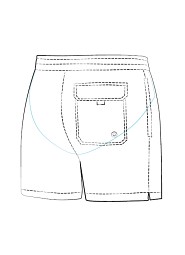 Szorty kąpielowe Self SM 27 N Travel Shorts S-3XL