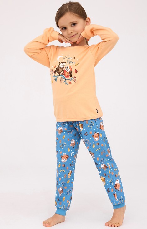 Piżama Cornette Kids Girl 977/176 Owls 2 dł/r 86-128