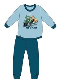 Piżama Cornette Kids Boy 477/161 Farm dł/r 86-128