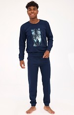 Piżama Cornette F&Y Boy 998/50 Wolf dł/r 164-188