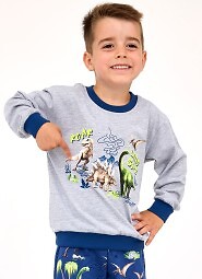 Piżama Cornette Kids Boy 593/163 Dinosaur dł/r 86-128