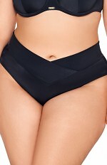 Figi kąpielowe Ava SF 13/15/B Black Brazyliany S-3XL