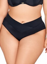 Figi kąpielowe Ava SF 13/15/B Black Brazyliany S-3XL