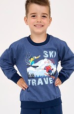 Piżama Cornette Kids Boy 477/158 Ski 86-128