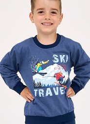 Piżama Cornette Kids Boy 477/158 Ski 86-128