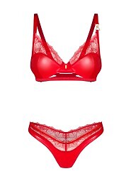 Komplet Obsessive Aliosa Bra&Thong S-3XL