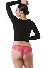 Figi Julimex Tanga Panty Amarant