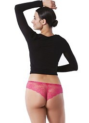 Figi Julimex Tanga Panty Amarant