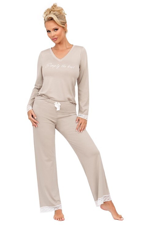 Piżama Donna Simply Long dł/r S-2XL