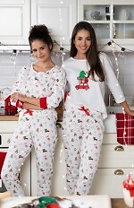 Piżama Sensis Lillian 3/4 Christmas S-XL