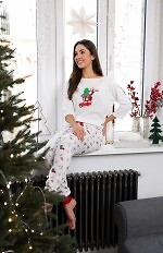 Piżama Sensis Lillian 3/4 Christmas S-XL