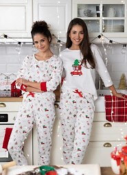 Piżama Sensis Lillian 3/4 Christmas S-XL