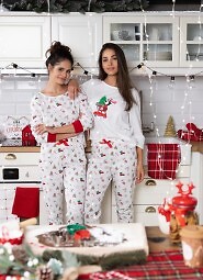 Piżama Sensis Lillian 3/4 Christmas S-XL