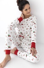 Piżama Sensis Samantha dł/r Christmas S-XL