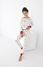 Piżama Sensis Samantha dł/r Christmas S-XL