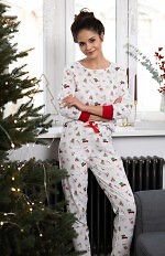 Piżama Sensis Samantha dł/r Christmas S-XL