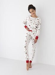 Piżama Sensis Samantha dł/r Christmas S-XL