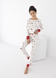 Piżama Sensis Samantha dł/r Christmas S-XL