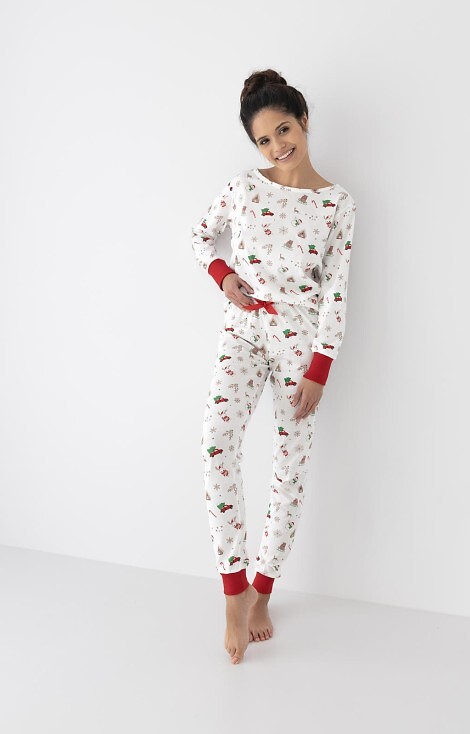 Piżama Sensis Samantha dł/r Christmas S-XL