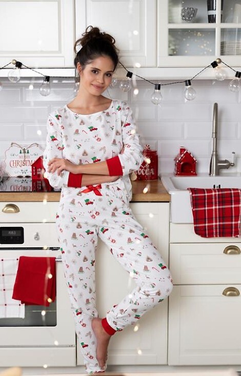 Piżama Sensis Samantha dł/r Christmas S-XL